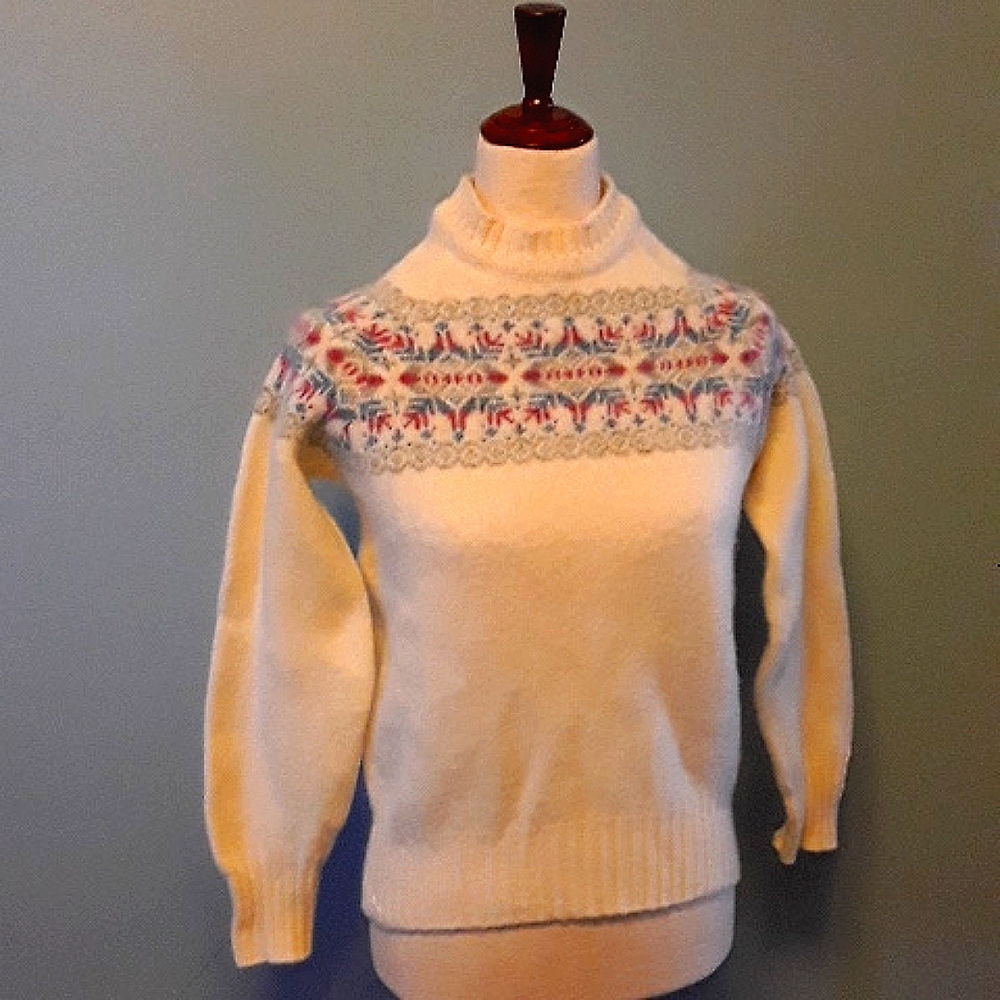 Crewneck Shetland Sweater from Scotland